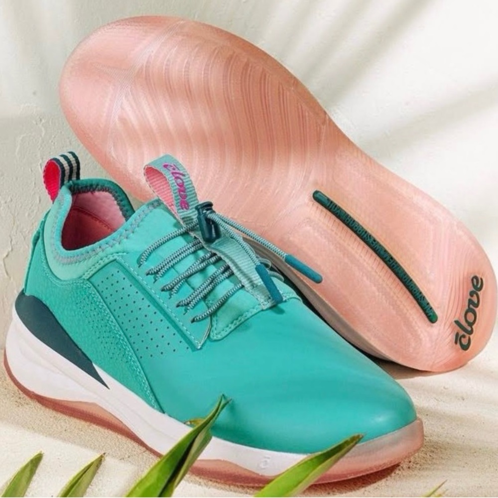 Clove Limited Edition Pacific Palm Nurse Shoes Nursing Sneakers Women’s Size 5